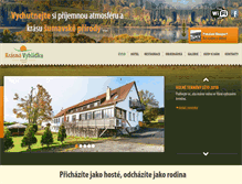 Tablet Screenshot of hotel-vyhlidka.cz